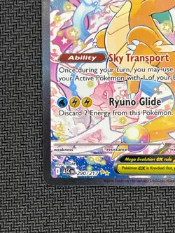 2026 Pokemon—Mega Dragonite ex #290/217 Ascended Heroes—SIR Holo GREAT CENTERING - Image 3