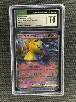 Pokemon TCG Mimikyu Ex SVF (Black Star Promo) *HOLO* CGC 10 - Image 1