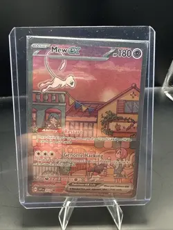 Pokemon Mew EX TCG Black Star Promo Card SVP053 UPC 151 Sealed NM Condition A - Image 1