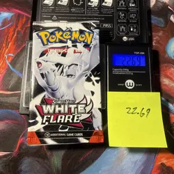 (HEAVY)🔥 22.69g Pokemon TCG White Flare Booster Pack Factory Sealed✅ - Image 1