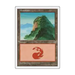 WOTC MtG Portal 3 Kingdoms Mountain (176) (L) NM - Image 1