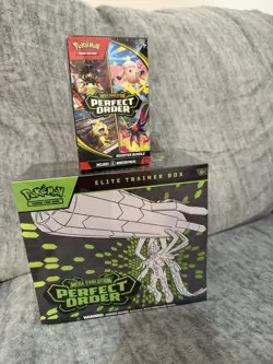 Pokemon Mega Evolution Perfect Order Elite Trainer Box Booster Bundle Deck - Image 1