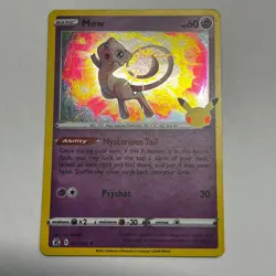 2021 Pokemon Mew #011/025 Holo Sword & Shield Celebrations - Image 1