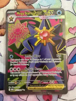 Pokemon TCG Mega Starmie ex 102/088 Full Art Ultra Rare Perfect Order NM/M - Image 1