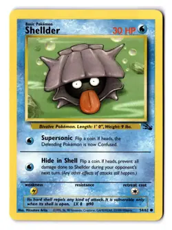 Shellder 54/62 Fossil Unlimited NM - Image 1