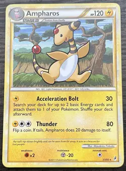 Ampharos 23/95 Pokemon TCG HGSS Call of Legends Rare MINT NM - Image 1