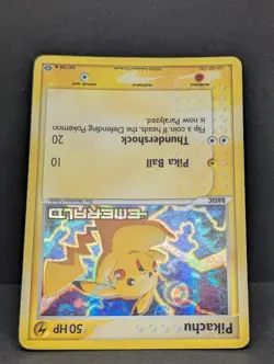 Pikachu 60/106 EX Emerald Reverse Holo Rare Pokemon TCG Nintendp LP - Image 4