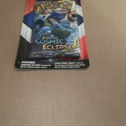 Pokemon TCG Cosmic Eclipse Chilling Reign 2 Booster Blister Pack Jirachi Pin New - Image 5