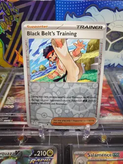 Black Belt's Training 143/159 Reverse Holo Common Pokemon TCG S&V Journey Togeth - Image 1