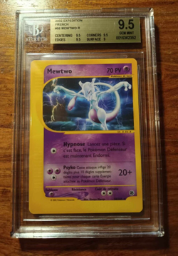 MEWTWO 56/165 BGS 9.5 GEM MINT - Pokemon FRENCH EXPEDITION 2022 - Image 1
