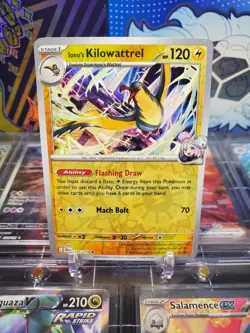 Iono's Kilowattrel 055/159 Reverse Holo Rare Pokemon TCG S&V Journey Together - Image 1