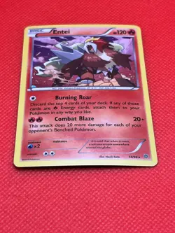 Pokemon Tcg Entei 14/98 Cosmos Holo Ancient Origins - Image 3