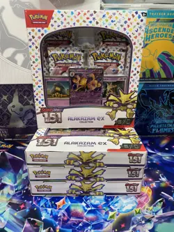Pokemon TCG: Scarlet & Violet-151 Alakazam ex Collection Box Factory Sealed! - Image 1
