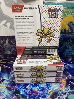Pokemon TCG: Scarlet & Violet-151 Alakazam ex Collection Box Factory Sealed! - Image 2