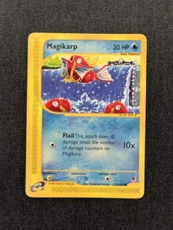 Pokemon TCG Magikarp 118/165 Expedition Base Set Regular Near Mint - Image 1