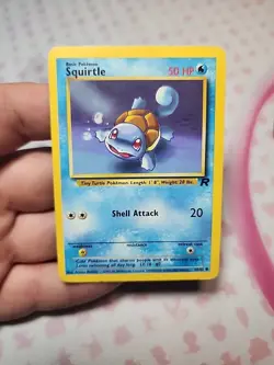 Pokemon TCG Squirtle 68/82 Team Rocket MP Wizards Of The Coast - Image 1