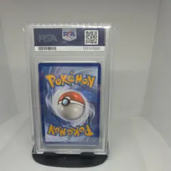 2018 Pokemon Sun & Moon Lost Thunder Giratina 97/214 Cosmos Holo PSA 8 - Image 2