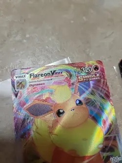 Pokemon TCG VMAX Lot Of 2 Flareon VMAX 018/203, Mew VMAX 114/264 - Image 5