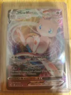 Pokemon TCG Mew VMAX 114/264 Swsh08: Fusion Strike Holo Ultra Rare - Image 1