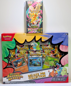 Pokemon TCG Ascended Heroes 2 BOX: BOOSTER BOX (JAP) & Deluxe Pin Collection - Image 2