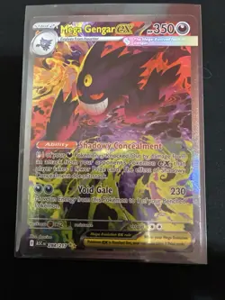Pokemon TCG Mega Gengar Ex 284/217 Special Illustration Rare Ascended Heroes NM - Image 1