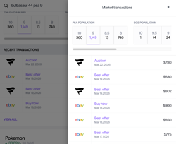 1999 POKEMON BASE SET 1ST EDITION #44 BULBASAUR SHADOWLESS - PSA 9 Mint - Image 3