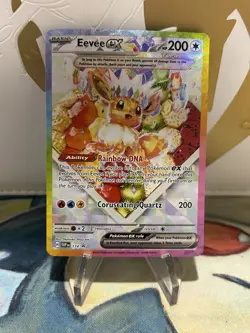 Eevee ex SVP174 Pokemon Prismatic Evolutions Black Star Promo NM - Image 1