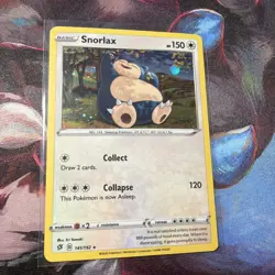 Pokemon TCG Snorlax 141/192 Rebel Clash Holo Rare Cosmos Holo - Image 1