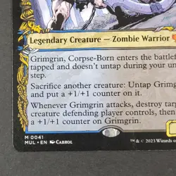 MTG - 1x Grimgrin Corpse-Born - NM - Showcase - March of the Machine Multiverse - Image 3