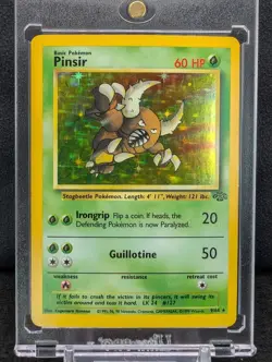 1999 Pokemon Jungle Pinsir 9/64 HOLO MP - Image 1