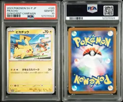 PSA10 2023 Pokemon Japanese SV-P Pikachu Gym Event Campaign - Image 1