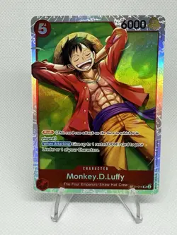 One Piece Monkey.D.Luffy Super Rare Foil EX: Gear 5 ST21-014 English - Image 1