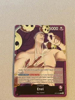One Piece English - Enel - OP15-058 Non Foil - Leader - NM - Image 1