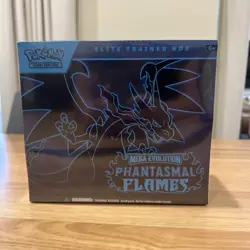 Pokemon TCG - Mega Evolution Phantasmal Flames Elite Trainer Box ETB - Image 1