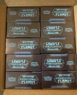 10x Pokemon TCG Phantasmal Flames Elite Trainer Box ETB - Image 1