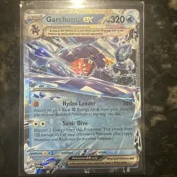 Garchomp ex 038/182 Double Rare Holo SV04: Paradox Rift Pokemon TCG Card * NM * - Image 1