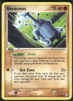 Heracross 43/109 EX Team Rocket Returns Pokemon English Card (MP) - Image 1