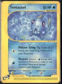 Tentacool 113/147 Aquapolis Pokemon English Card (MP) - Image 1