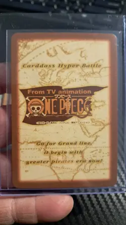 BANDAI One Piece Hyper Battle C532 LUFFY CREW SCARCE EARLY CARD VINTAGE OP - Image 2