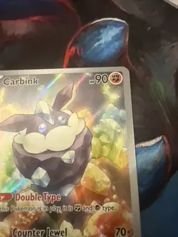 Carbink 242/217 ASC CN Holo Rare Rock Type Pokemon Nintendo Card - Image 3