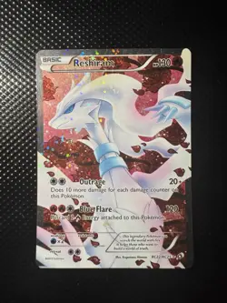 Pokemon Reshiram RC22/RC25 Legendary Treasures Full Art Ultra Rare Holo Card - Image 1