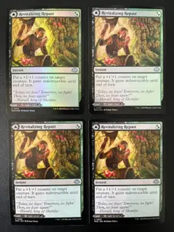 MTG- Revitalizing Repast x4 - MH3 (Two are FOIL) - Image 1