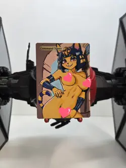 MTG, Command Tower, Ankha, Waifu, Hand Painted by BAZAYO, 18+ - Image 1