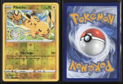 Pikachu 049/195 Common Silver Tempest Reverse Holo Near Mint - Image 3