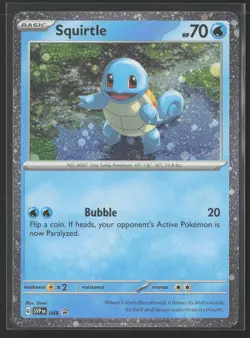 Squirtle - (Cosmos Holo) Promo SV: Scarlet & Violet Promo Cards 048 NM Pokemon - Image 1
