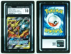 2019 Pokemon SM Promo Hidden Fates Moltres Zapdos Articuno GX #SM210 CGC 10 GEM - Image 3