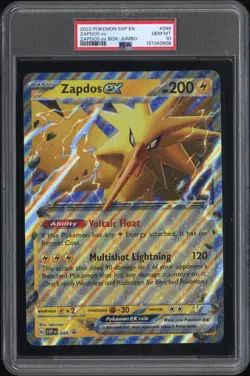 PSA 10 - 2023 POKEMON SVP EN-SV BLACK STAR PROMO 049 ZAPDOS EX JUMBO | POP 45 - Image 1