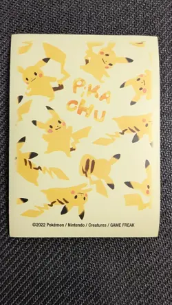 2022 Pokemon Center Exclusive - Pikachu Allover - One Pack Fresh Sleeve - Image 1