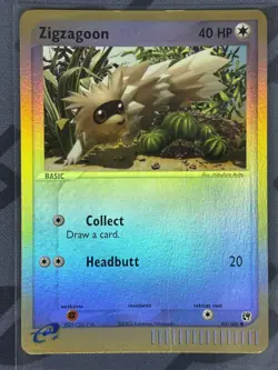 Pokemon TCG - Zigzagoon 85/100 Reverse Holo - Lightly Played/MP - Sandstorm 2003 - Image 1