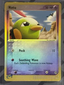 Pokemon TCG - Natu 69/100 Reverse Holo - Lightly Played/MP - Sandstorm 2003 - Image 1